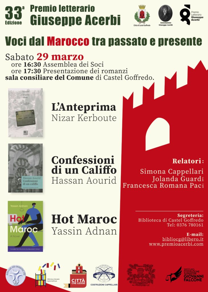 LOCANDINA PRESENTAZIONE LIBRI MAROCCO 29.3.2025
